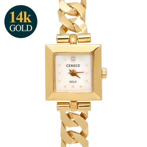 골드모아 여성_14k 무엘 금시계