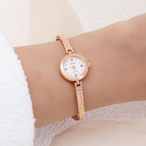 골드모아 여성_14k 페싯 타임 금시계