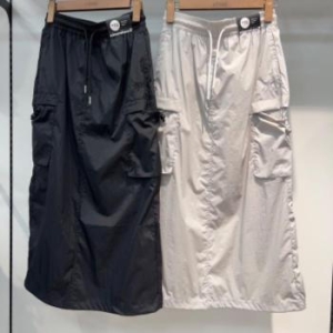 리트머스 HC34 바스락 카고 롱 스커트 아노락 카고 롱스커트, 밴딩 나일롱 카고 S33177483