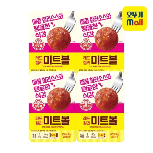 오뚜기 오즈키친 레드칠리 미트볼 180g