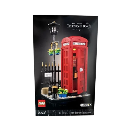 레고  빨간 런던 공중전화 박스 (21347)