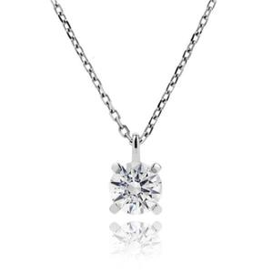 하나다이아몬드  1.5캐럿 랩다이아몬드 14k 18k 심플 프로포즈 목걸이 아이테르 HNLDN1.5C2