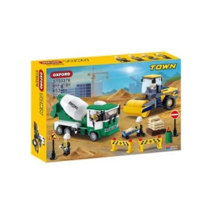 옥스포드  중장비 레미콘 로드롤러 건축 공사 세트 (ST33379)