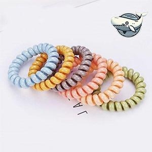 비비드 색상 스프링 머리끈 헤어밴드-WFH7HIX