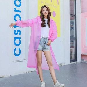 셀러허브 여자 장마철시크 예쁜 비옷 패션 후드 캐주얼 레인 코트 S31587827