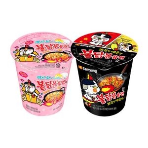 삼양식품  불닭볶음면 작은컵 70g 6개 + 까르보 불닭볶음면 작은컵 80g 6개