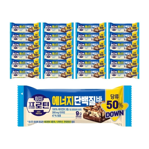 롯데제과 이지프로틴 에너지 단백질바 40g
