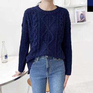 셀러허브 도톰한 여성유행상의 2L-UPP 도톰 꽈배기 니트 S32197685