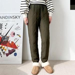 셀러허브 여자퀄팅패딩트렌조거팬츠 깔끔한 데일리 웨어 S32199543