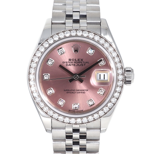 롤렉스 데이저스트 스틸 핑크판 다이아 28mm 279384RBR