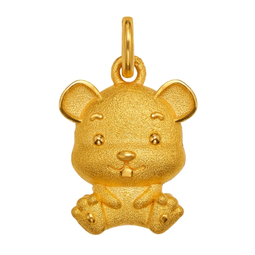 한국금다이아몬드  펜던트 12지신 쥐 1.875g