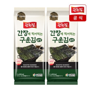 광천김  간장에 찍어먹는 구운 곱창김180매 60g