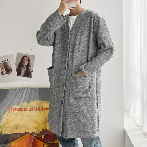 리빌모아 남자 데일리 베이직 골지 롱 가디건 5C5-CA-Q118-메란지