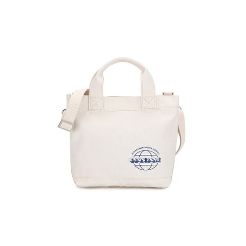 팬암 라이프 캔버스 크로스 토트백 아이보리 PPEBTB01020IV