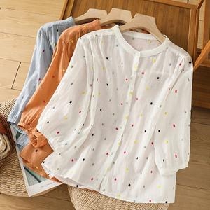 오딘 7부 린넨 셔츠_NB2BL132