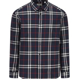 버버리 Check Cotton Poplin Shirt 체크 코튼 포플린 셔츠 8020865