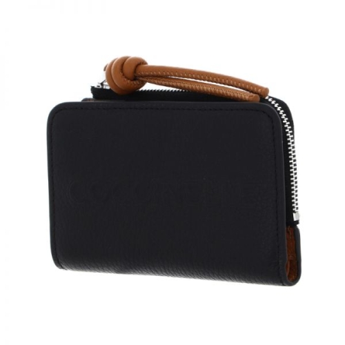 코치 넬레 Coccinelle 미르타 맥시 로그 지갑 누아르 / 쿠아르 월렛 428375