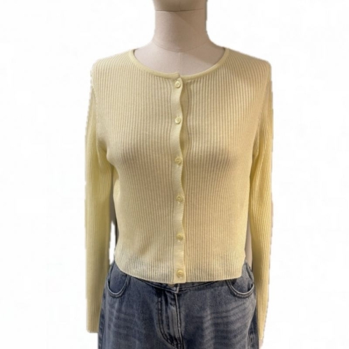 올리브데올리브 라운드 골조직 가디건 OK5MD439