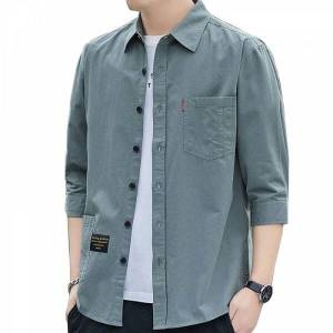 기타 모로엠포켓 야상셔츠 7부 반팔 카라티 남자 티셔츠 DMG-TSH-Q425998