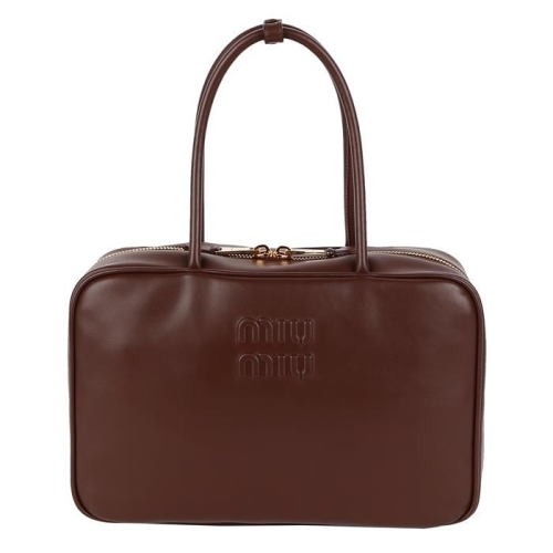 미우미우 레더 보 토트백_5BB117 2CRW F0NBL