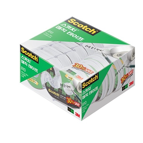3M 스카치 810 매직 테이프 18mm x 30m