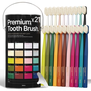 헤트라스  프리미엄 스케일링 이중 미세탄력모 칫솔