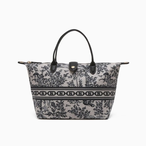 헤지스 시그니처 H 뜨왈 네이비 토트겸 숄더백 M_HIBA5F651N3