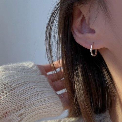 웨이브  데일리 패션 데일리 심플 귀걸이-WFG0YLJ
