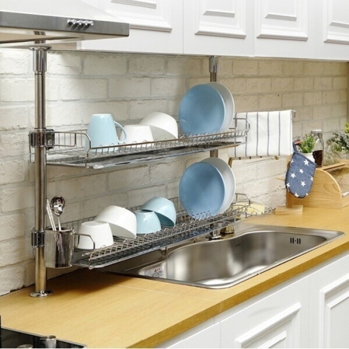 대명산업 아이넥스 원터치 기둥식 싱크선반 800A