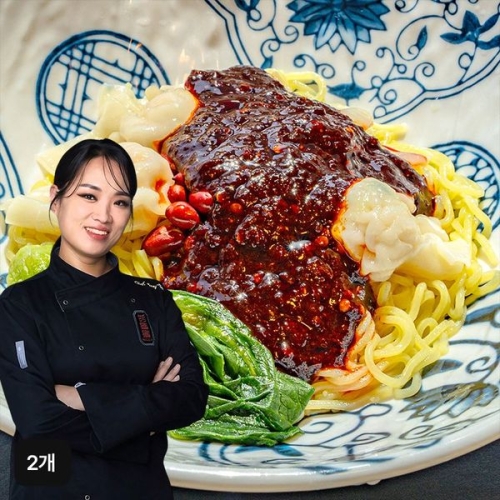 쿡솜씨  티엔미미 정지선 비빔새우완탕면 300g