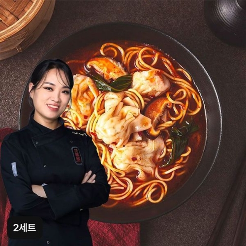 쿡솜씨  티엔미미 정지선 홍소새우완탕면 270g