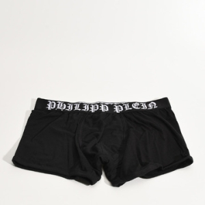 필립플레인 MUY0337 로고밴딩 복서 브리프 블랙