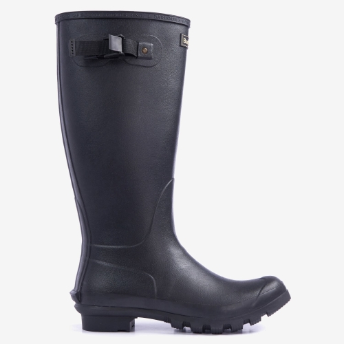 바버 남성 블랙 Mens Bede Tall 레인부츠_URSO5E008BK