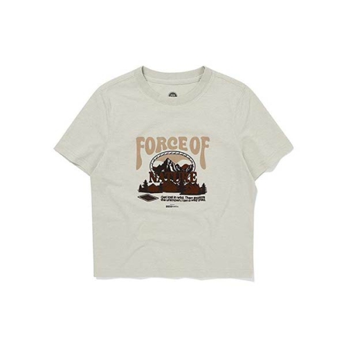 BBC EARTH W 빅네이쳐 반팔 라운드_Ash Grey BE52TH03W/960 090