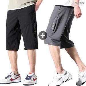 텐제로 1+1세트 여름 아이스 쿨원단 밴딩 7부바지/반바지_TEN23-7S