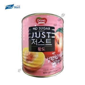 동원F&B  저스트 노슈가 황도 800g