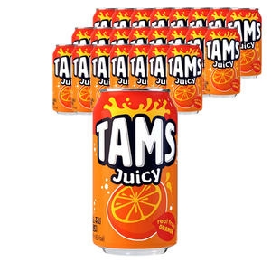 롯데칠성음료 탐스 쥬시 오렌지 355ml