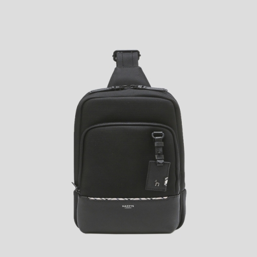 헤지스 라인배색 슬링백_HJBA5F063BK