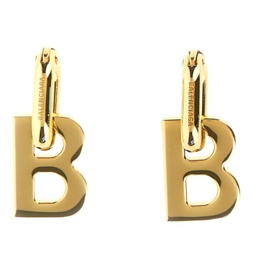 발렌시아가  골드 레터 B 후프 팬던트 귀걸이 655286TZ99G 0027