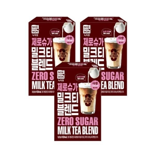 녹차원  제로슈가 밀크티 블렌드 7개입