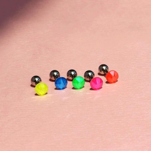 네온  미러볼 아웃컨츠 연골 피어싱 8995047