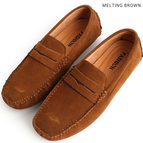 멜팅브라운 남자드라이빙슈즈 남성스웨이드로퍼 가을신발 W88 3010040