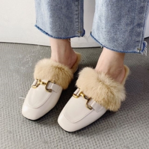 오노마 ONM 여성 슬리퍼 밍크털 뮬 패션 털신발 9359033