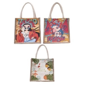 라일리 Rly 예쁜 그림 에코백 미니 캔버스 소재 데이트룩 노이백 9514768