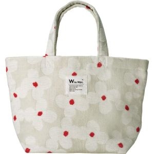 월드 파티 패턴 W077083204 고벨린 직조 토트백 쿠카 오프 노르딕 레트로 플로랄 사첼 서브백 스타일리시