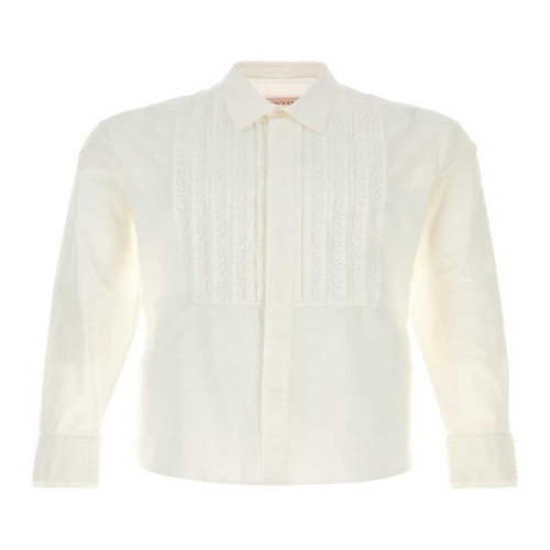 발렌티노 가라바니 6V3ABQ57AKH 0NE White cotton shirt 포함가