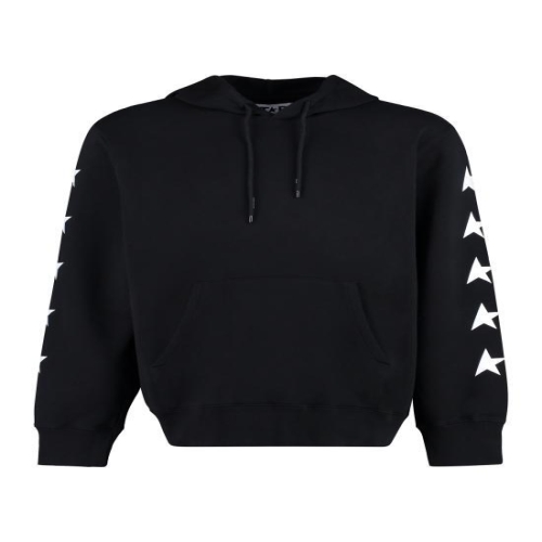 골든구스 DELUXE BRAND Black cotton Alighiero sweatshirt GMP01224P000534 80203