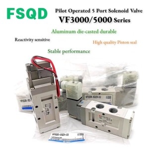 타입 5 포트 솔레노이드 밸브 VF3130 VF5120-5GZ1 5GD1 5G1 5DZ1 5D1 2GZD1 2DZD1 1G..