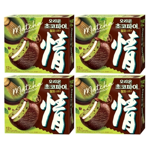 오리온  초코파이 말차쇼콜라 408g