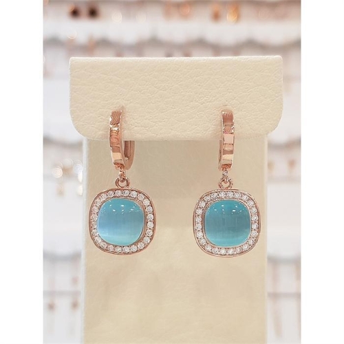 볼라레  세이브존03 여친선물 스카이 블루 캐츠아이 원터치 귀걸이 VE205 10131971